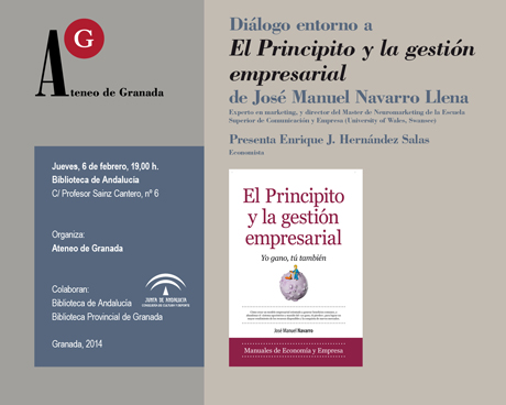 Enrique Hernández presenta el libro El principito y la gestión empresarial, de José-Manuel Navarro