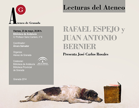 Lectura poética de los poetas cordobeses Rafael Espejo y Juan Antonio Bernier