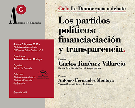 Los partidos políticos: financiación y transparencia, por Carlos Jiménez Villarejo