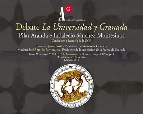 Debate: La Universidad y Granada. Pilar Aranda e Indalecio Sánchez-Montesinos