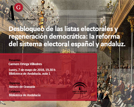 Desbloqueo de las listas electorales y regeneración democrática: la reforma del sistema electoral español y andaluz