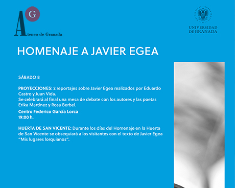 Homenaje a Javier Egea. Proyecciones