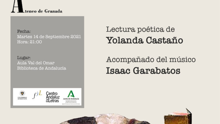 Poesía en el Jardín | Lectura poética de Yolanda Castaño acompañada del músico Isaac Garabatos