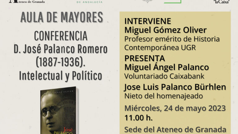 Conferencia | D. José Palanco Romero (1887-1936)