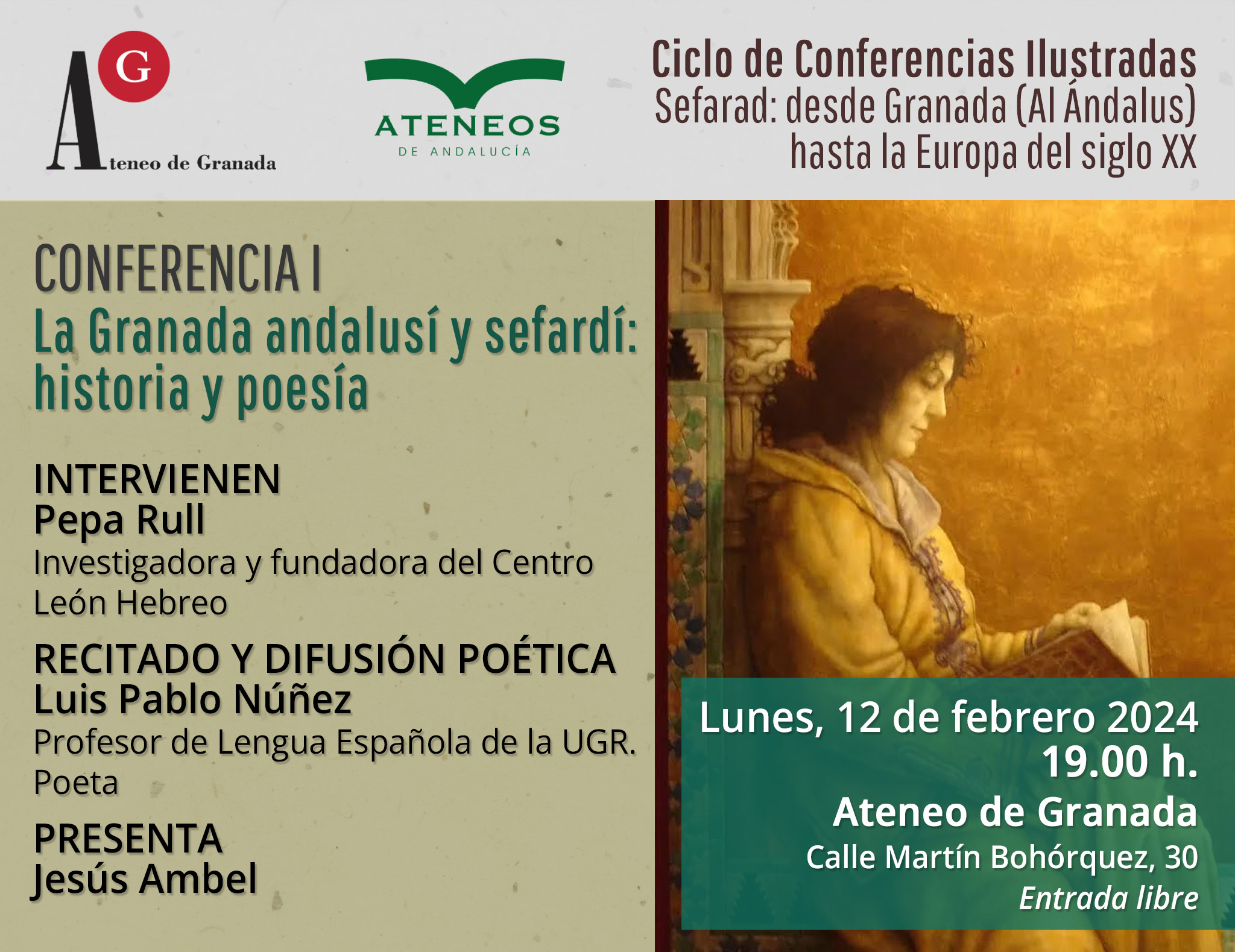 Conferencia | La Granada andalusí y sefardí